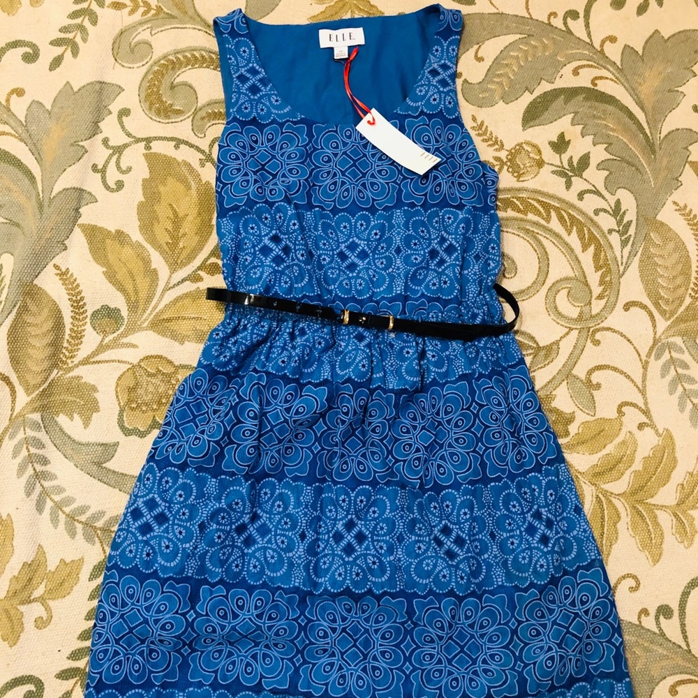 Elle blue dress NWT